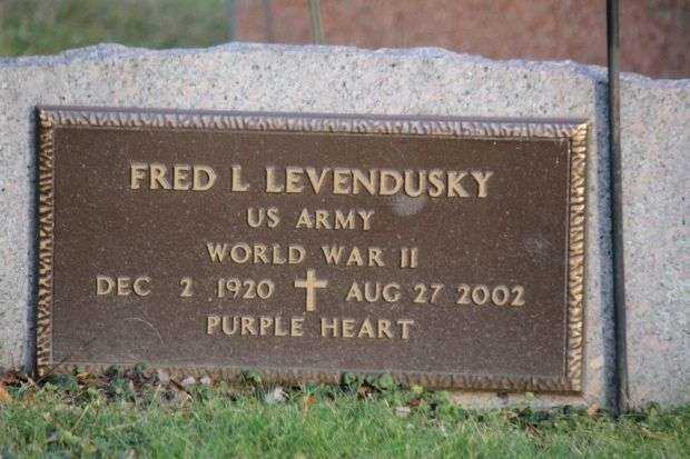 FRED L LEVENDUSKY MEMORIAL CEMETERY STONE