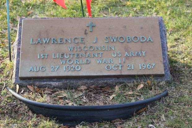 LAWRENCE J SWOBODA MEMORIAL CEMETERY STONE
