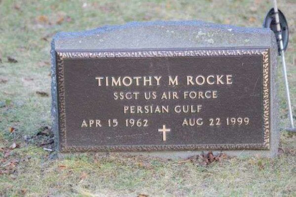 TIMOTHY M ROCKE MEMORIAL CEMETERY STONE