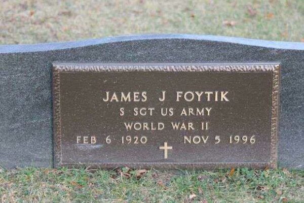 JAMES J FOYTIK MEMORIAL CEMETERY STONE
