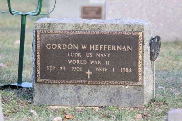 GORDON W HEFFERNAN MEMORIAL CEMETERY STONE