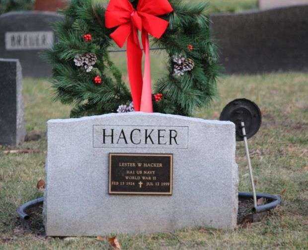 LESTER W HACKER MEMORIAL CEMETERY STONE