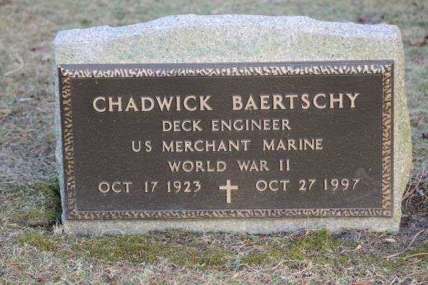 CHADWICK BAERTSCHY MEMORIAL CEMETERY STONE
