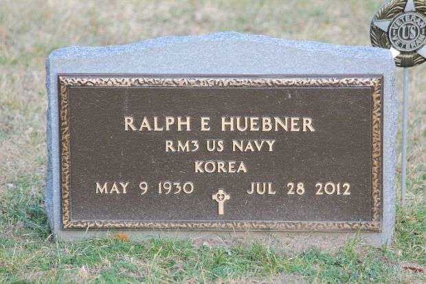 RALPH E HUEBNER MEMORIAL CEMETERY STONE