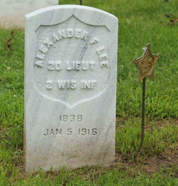 ALEXANDER F LEE MEMORAL CEMETERY STONE