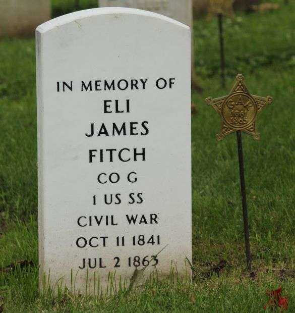ELI FITCH MEMORIAL CEMETERY STONE