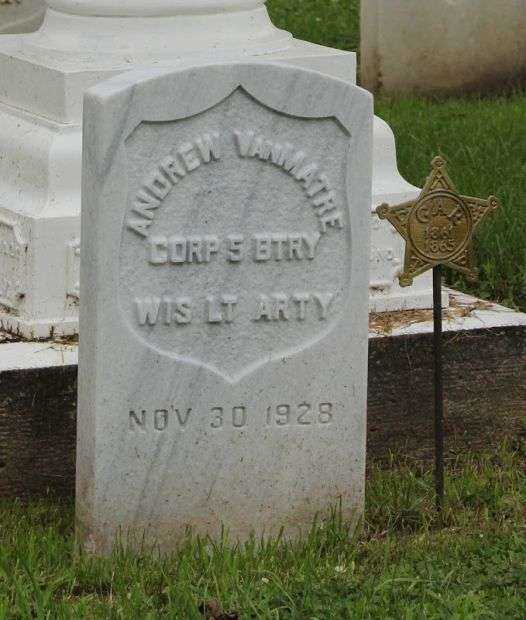 ANDREW VANMATRE MEMORIAL CEMETERY STONE