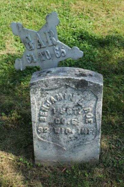 BENJAMIN L. ROE MEMORIAL CEMETERY STONE