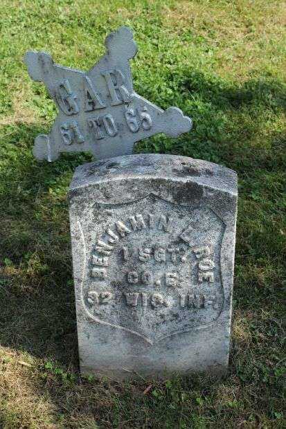 BENJAMIN L. ROE MEMORIAL CEMETERY STONE