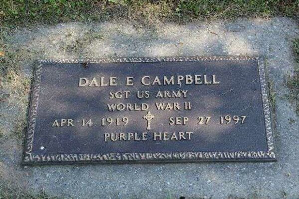 DALE E CAMPBELL MEMORIAL CEMETERY STONE