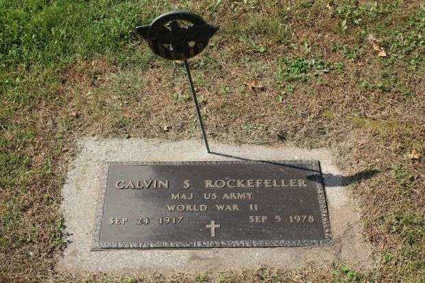CALVIN S ROCKEFELLER MEMORIAL CEMETERY STONE