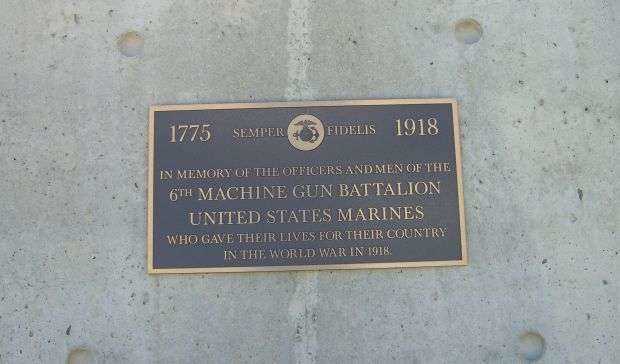 IRON MIKE WAR MEMORIAL PLAQUE A