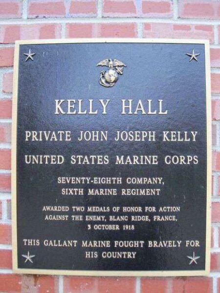 KELLY HALL MEDAL OF HONOR MEMORIAL PLAQUE