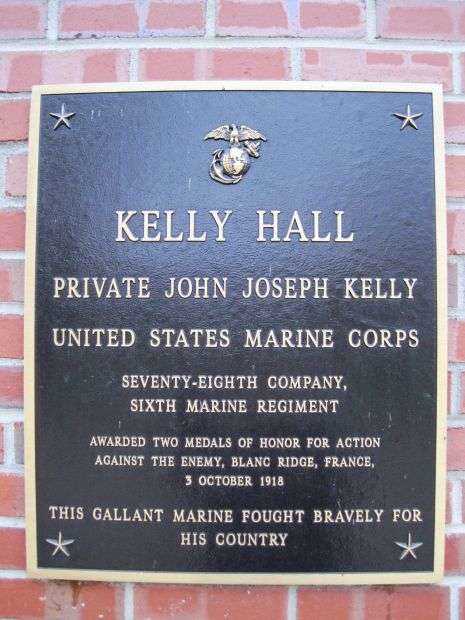 KELLY HALL MEDAL OF HONOR MEMORIAL PLAQUE
