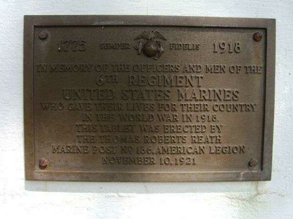 CRUSADING FOR RIGHT WAR MEMORIAL PLAQUE B