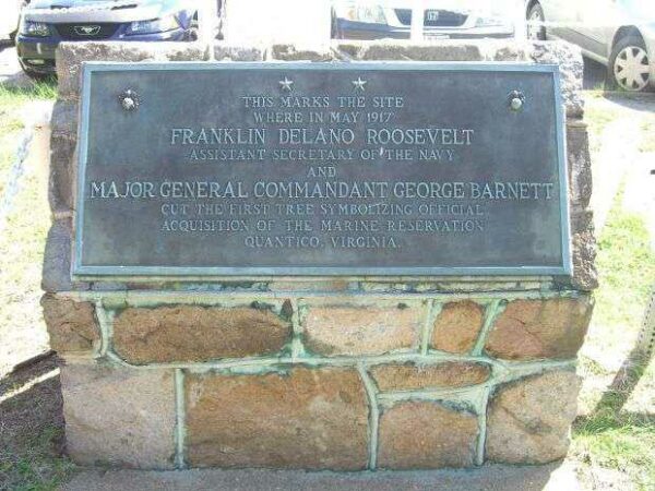 ACQUISITION OF QUANTICO MARINE RESERVATION MEMORIAL PLAQUE