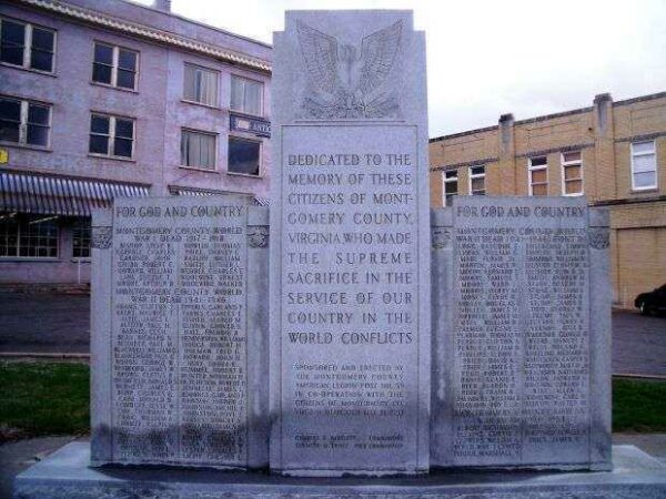 MONTGOMERY COUNTY WAR MEMORIAL FRONT