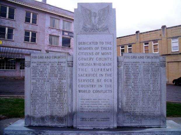 MONTGOMERY COUNTY WAR MEMORIAL FRONT