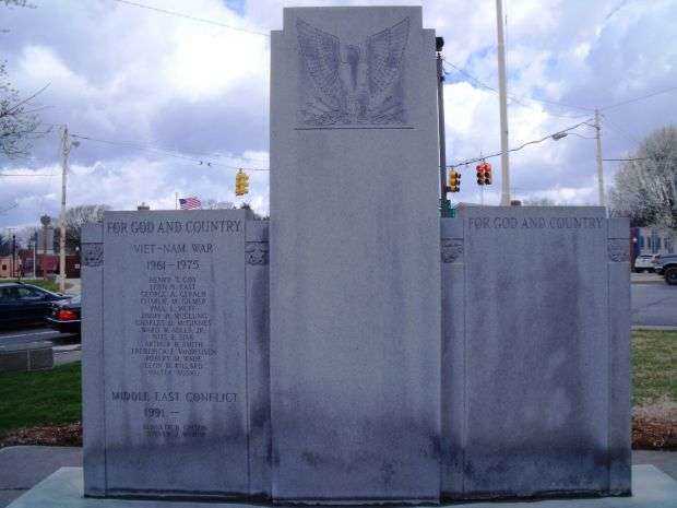 MONTGOMERY COUNTY WAR MEMORIAL BACK