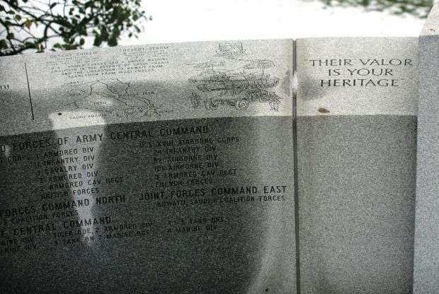 ARMORED FORCES WAR MEMORIAL STONE G