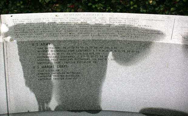 ARMORED FORCES WAR MEMORIAL STONE F