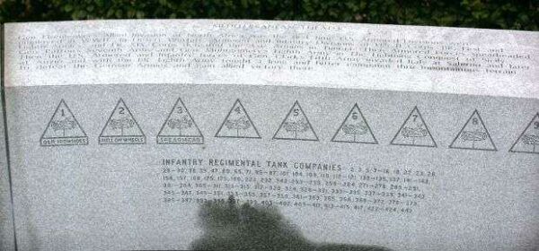 ARMORED FORCES WAR MEMORIAL STONE C