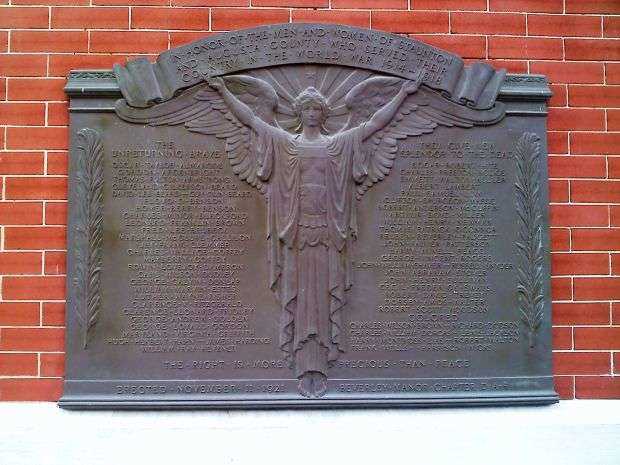 STAUNTON AND AUGUSTA COUNTY WORLD WAR MEMORIAL PLAQUE