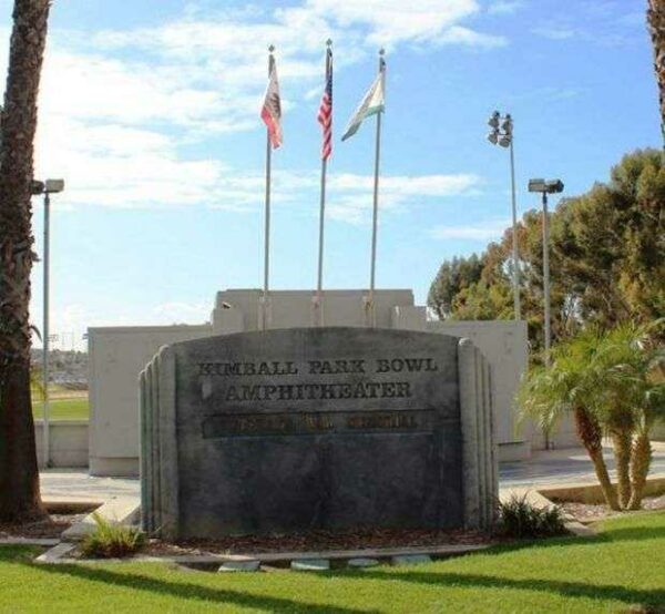 KIMBALL PARK BOWL AMPHITHEATER VETERANS WAR MEMORIAL ENTRANCE STONE
