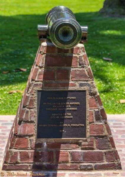 CITY OF CORONADO WAR MEMORIAL CANNON