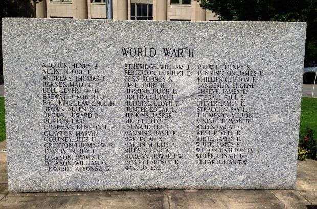 WALLS OF WAR DREW COUNTY VETERANS MEMORIAL WALL B