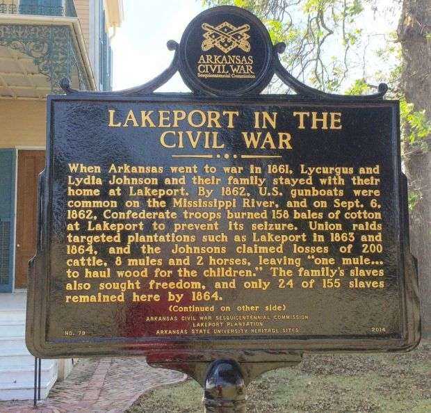 LAKEPORT IN THE CIVIL WAR MEMORIAL MARKER FRONT