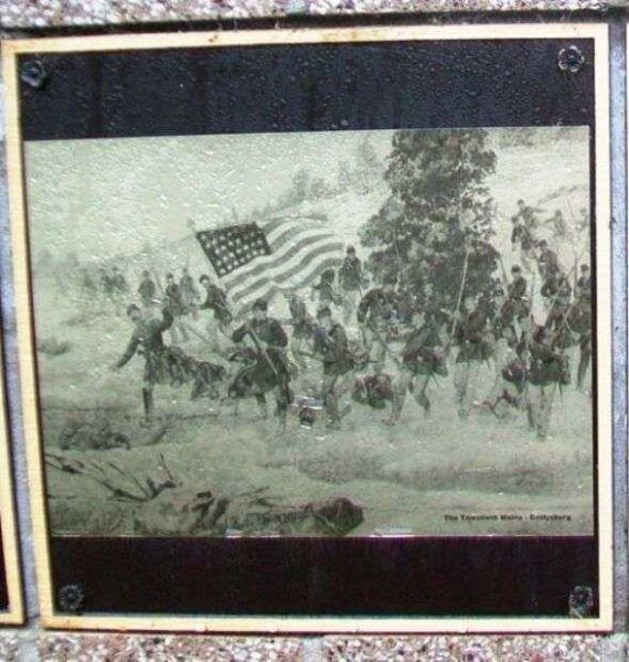 THE WAR BETWEEN THE STATES MEMORIAL PLAQUE D