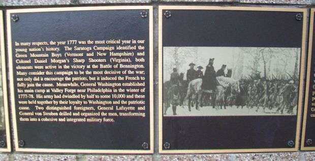 REVOLUTIONARY WAR MEMORIAL PLAQUES C & D