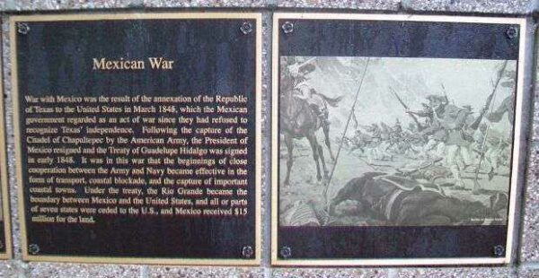 MEXICAN WAR MEMORIAL PLAQUES