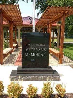 TOWN OF PIKE ROAD VETERANS MEMORIAL BACK