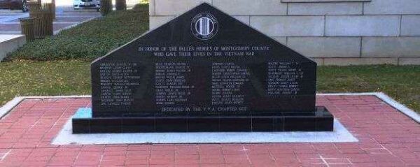 MONTGOMERY FALLEN HEROES VIETNAM WAR MEMORIAL