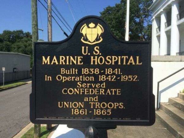 U.S. MARINE HOSPITAL MEMORIAL MARKER