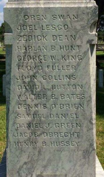 BATTLE OF FORT BLAKELY MEMORIAL HONOR ROLL STONE