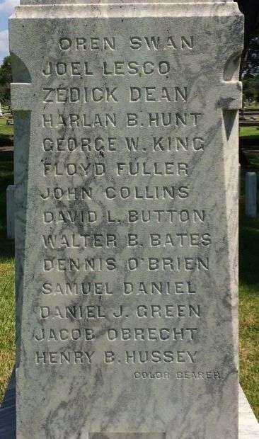 BATTLE OF FORT BLAKELY MEMORIAL HONOR ROLL STONE