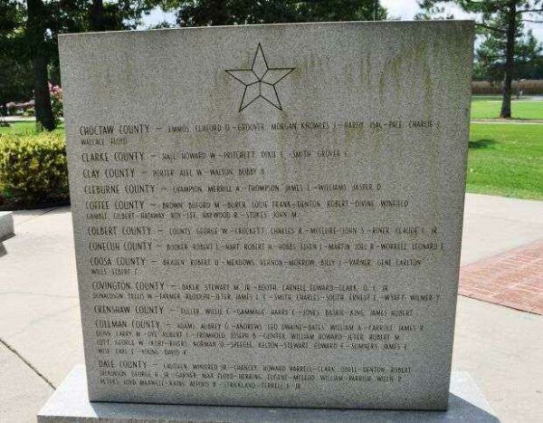 ALABAMA KOREAN WAR MEMORIAL STONE B