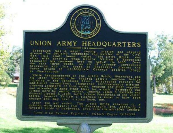 UNION ARMY HEADQUARTERS WAR MEMORIAL MARKER