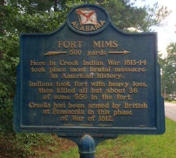 FORT MIMS WAR MEMORIAL MARKER
