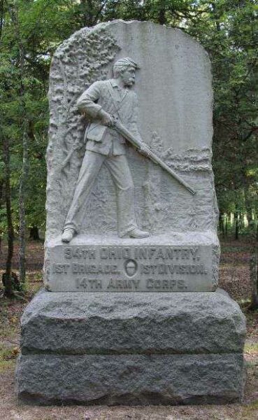 94TH OHIO INFANTRY WAR MEMORIAL FRONT