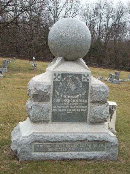 GENERAL CURITS RELIEF CORPS NO. 28 CIVIL WAR MEMORIAL