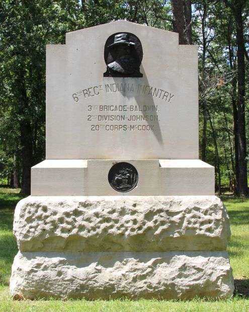 6TH INDIANA INFANTRY WAR MEMORIAL FRONT