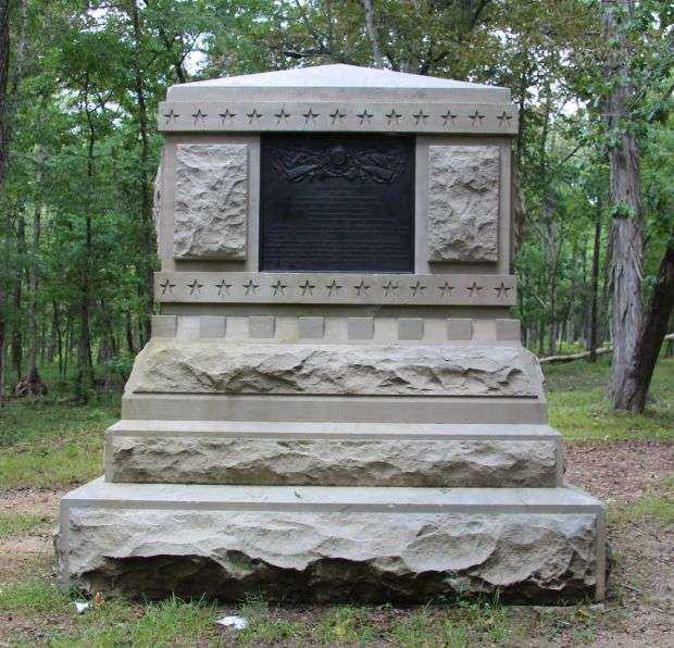 35TH INDIANA INFANTRY WAR MEMORIAL PLAQUE BACK
