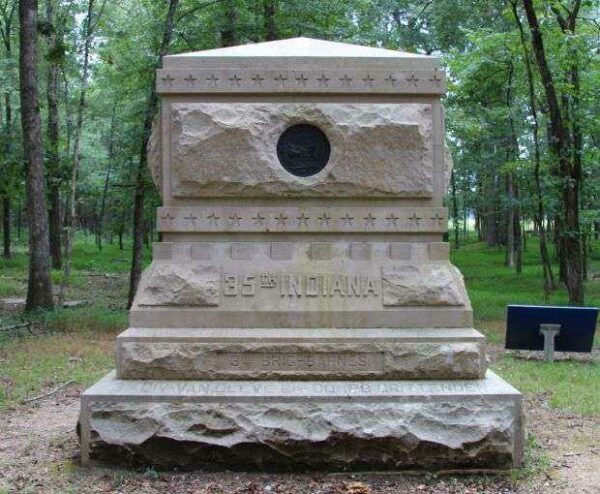 35TH INDIANA INFANTRY WAR MEMORIAL FRONT