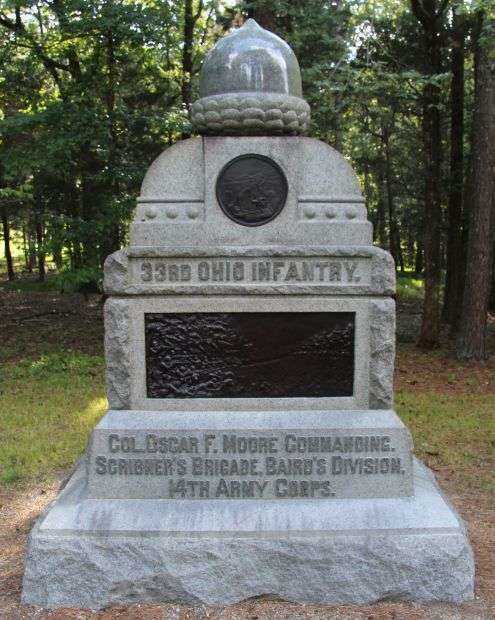 33RD OHIO INFANTRY WAR MEMORIAL