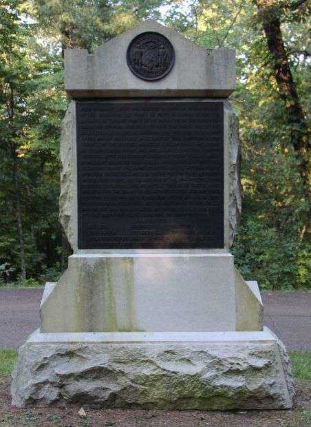 1ST WISCONSIN INFANTRY WAR MEMORIAL BACK
