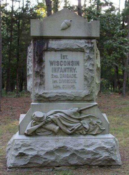 1ST WISCONSIN INFANTRY WAR MEMORIAL FRONT